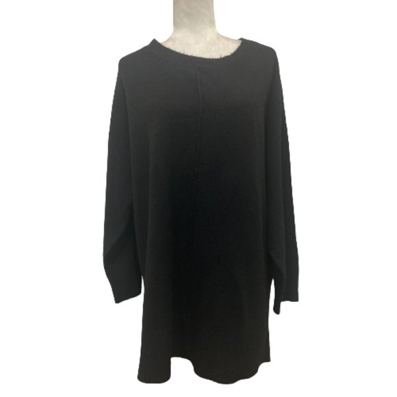 a.n.a. Black Tunic NWOT Sweater Size 0X - Picture 1 of 8